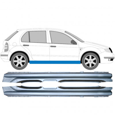 Pełny próg do Skoda Fabia 1999-2007 / Lewa+Prawa / Zestaw 9262