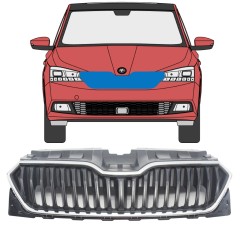 Grill do Skoda Fabia 2018-2021 / Zestaw 7545