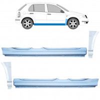 Reperaturka progu + błotnika przedniego do Skoda Fabia 1999-2007 11169