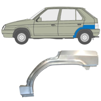 Reperaturka błotnika tylnego do Skoda Favorit 1989-1995 / Lewa 14883