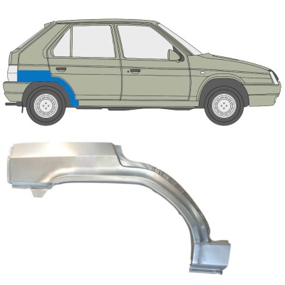 Reperaturka błotnika tylnego do Skoda Favorit 1989-1995 / Prawa 14882