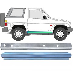 Reperaturka progu wewnętrzna + zewnętrzna do Daihatsu Feroza Rocky Fourtrak 1984-1993 / Prawa / Zestaw 17013