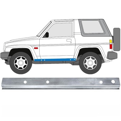 Reperaturka progu wewnętrzna do Daihatsu Feroza Rocky Fourtrak 1984-1993 / Lewa 17011