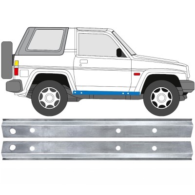 Reperaturka progu wewnętrzna do Daihatsu Feroza Rocky Fourtrak 1984-1993 / Lewa+Prawa / Zestaw 17012