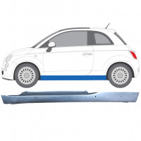 Reperaturka progu z otworami do Fiat 500 2007-2018 / Lewa 12680