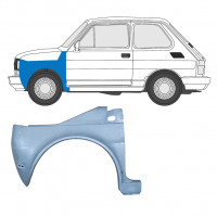 Błotnik przedni do Fiat 126p 1985-1994 / Lewa 7576