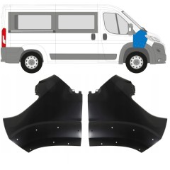 Błotnik przedni do Fiat Ducato 2014-2018 / Lewa+Prawa / Zestaw 10557