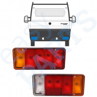 Lampa tylna do Fiat Ducato Boxer Relay 2006-2012 / Lewa+Prawa / Zestaw 9841