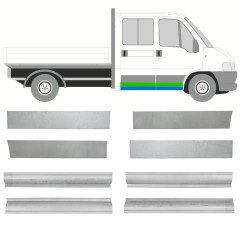 Reperaturka progu + drzwi do Citroen Jumper 1994-2006 / Lewa+Prawa / Zestaw 14485