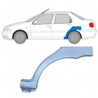 Reperaturka błotnika tylnego do Fiat Siena 1997-2001 / Lewa 8131