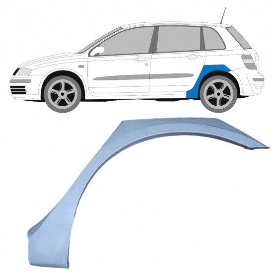 Reperaturka błotnika tylnego do Fiat Stilo 2001-2010 / Lewa 8994