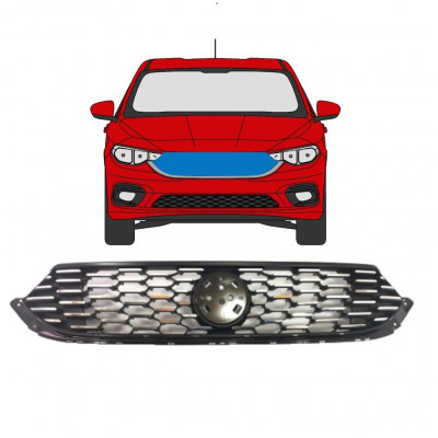 FIAT TIPO 2016- GRILL CHROM