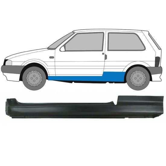 Pełny próg do Fiat Uno 1983-2002 / Lewa 16012