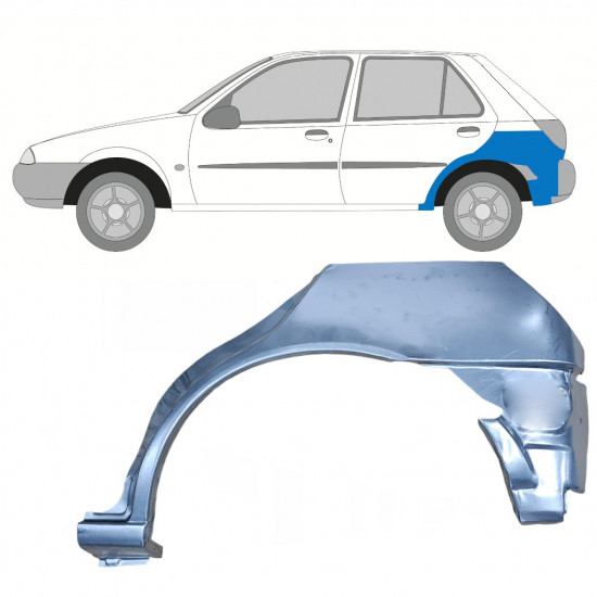 Reperaturka błotnika tylnego do Ford Fiesta 1995-1999 / Lewa 11022