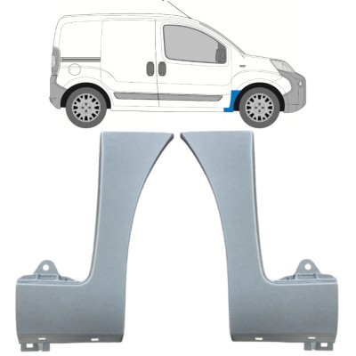 Reperaturka błotnika przedniego do Fiat Fiorino 2007- / Lewa+Prawa / Zestaw 16941