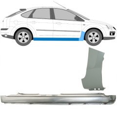Pełny próg + reperaturka błotnika przedniego do Ford Focus 2004-2010 / Prawa / Zestaw 8735