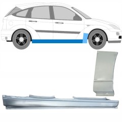 Pełny próg + reperaturka błotnika przedniego do Ford Focus 1998-2004 / Prawa / Zestaw 8733