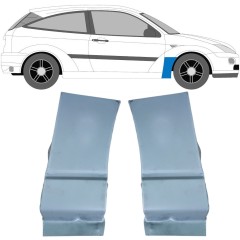 Reperaturka błotnika przedniego do Ford Focus 1998-2004 / Lewa+Prawa / Zestaw 9615