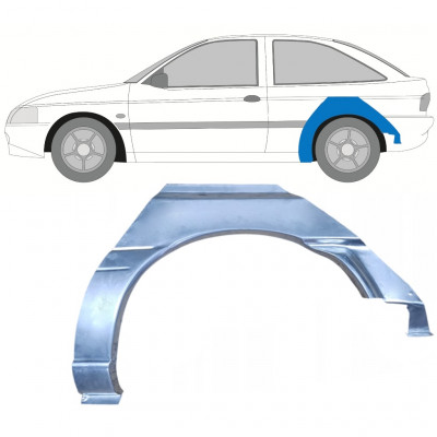 FORD ESCORT 1995-2000 3 DRZWIOWY REPERATURKA BŁOTNIKA TYLNEGO / LEWA STRONA