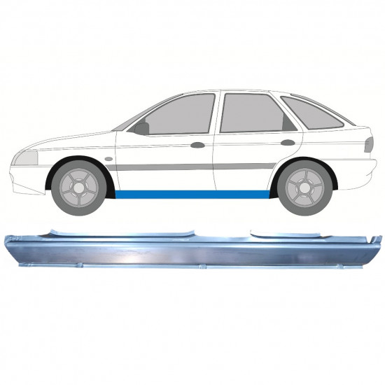 Pełny próg do Ford Escort 1995-2000 / Lewa 8989