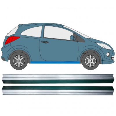 Reperaturka progu część dolna do Ford Ka 2008-2016 / Lewa+Prawa / Lewa = Prawa (symetryczny) / Zestaw 12945