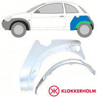 Reperaturka błotnika tylnego wewnętrzna + zewnętrzna do Ford KA 1996-2008 / Lewa / Zestaw 10776