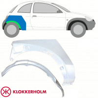 Reperaturka błotnika tylnego wewnętrzna + zewnętrzna do Ford KA 1996-2008 / Prawa / Zestaw 10775