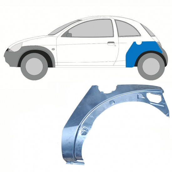 Reperaturka błotnika tylnego do Ford KA 1996-2008 / Lewa 10770