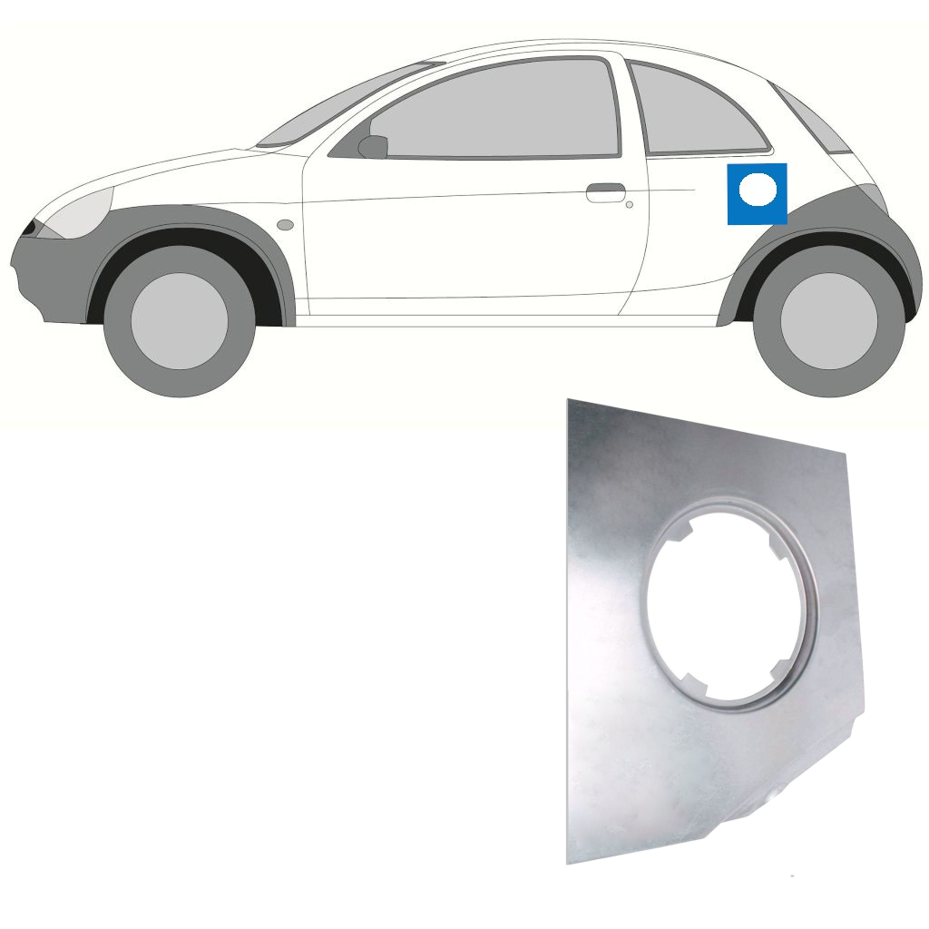Reperaturka Otworu Wlewu Paliwa Do Ford Ka 1996-2008 7252