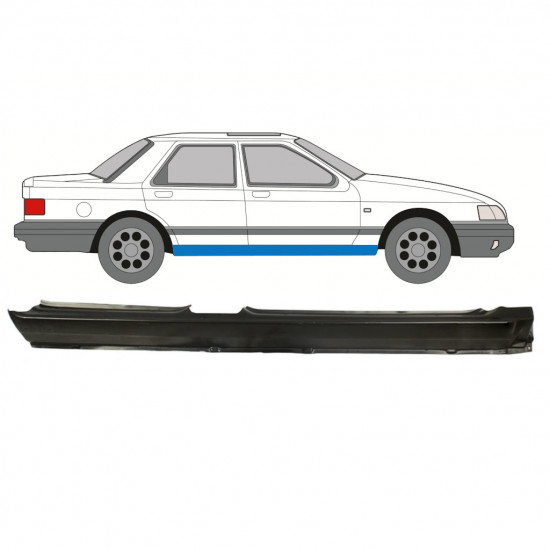 Pełny próg do Ford Sierra 1982-1993 / Prawa 7440