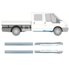 Reperaturka progu do Ford Transit 2000-2013 / Lewa+Prawa / Zestaw 9698
