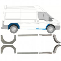 Reperaturka progu + błotnika tylnego do Ford Transit 2000-2013 / Zestaw 9692