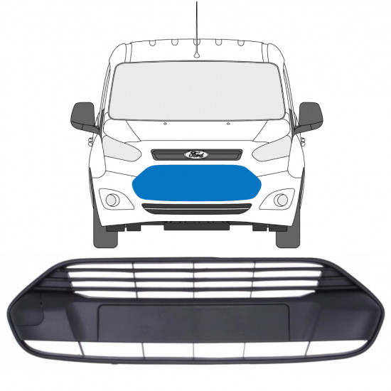 FORD TRANSIT CONNECT 2013- ZDERZAK GRILL