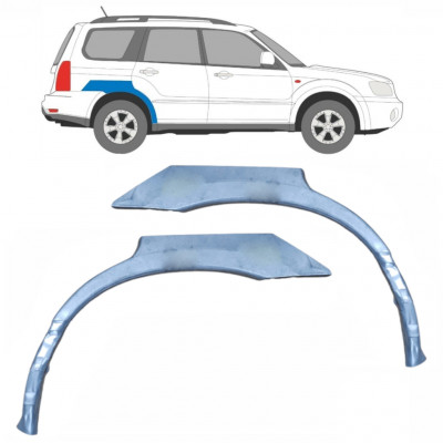 Reperaturka błotnika tylnego do Subaru Forester Sg 2002-2008 / Lewa+Prawa / Zestaw 9209