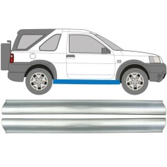 Reperaturka progu do Land Rover Freelander 1997-2006 / Lewa+Prawa / Zestaw 11330