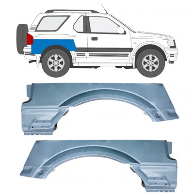 Reperaturka błotnika tylnego część górna do Opel Frontera B 1999-2002 / Lewa / Prawa / Lewa+Prawa / Zestaw 12836