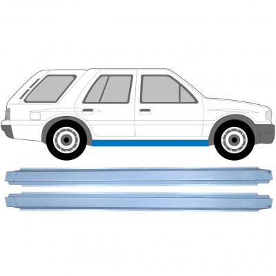 Reperaturka progu do Opel Frontera 1991-1998 / Lewa = Prawa (symetryczny) / Zestaw 9549