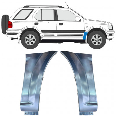 Reperaturka błotnika przedniego do Opel Frontera B 1999-2002 / Lewa+Prawa / Zestaw 10946