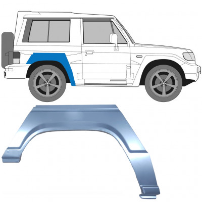 Reperaturka błotnika tylnego do Hyundai Galloper 1991- / Prawa /  6656