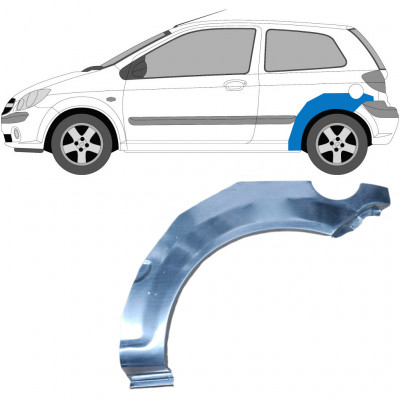 Reperaturka błotnika tylnego do Hyundai Getz 2002-2010 / Lewa 6663