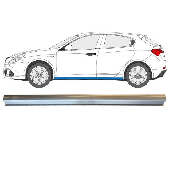 Reperaturka progu część dolna do Alfa Romeo Giulietta 2010-2020 / Lewa 15003