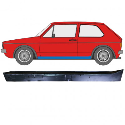 VW GOLF 1 1974- REPERATURKA PROGU WEWNĘTRZNA / LEWA STRONA