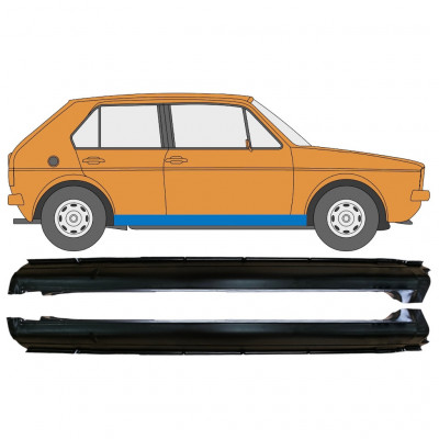VW GOLF 1 1974- 5 DRZWIOWY PRÓG / ZESTAW