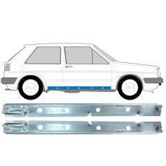 Reperaturka progu wewnętrzna do Volkswagen Golf 2 1982-1992 / Lewa+Prawa / Zestaw 11027