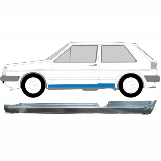 Reperaturka progu do VW Golf 2 1982- / Lewa 7098