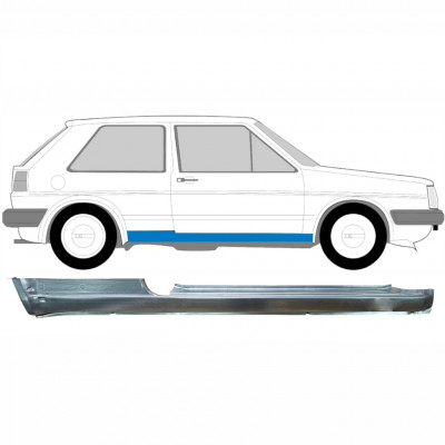 VW GOLF 2 1982- 3 DRZWIOWY PRÓG / PRAWA STRONA