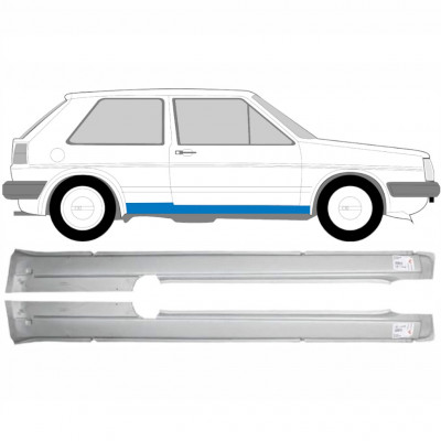VW GOLF 2 1982- 3 DRZWIOWY PRÓG / ZESTAW