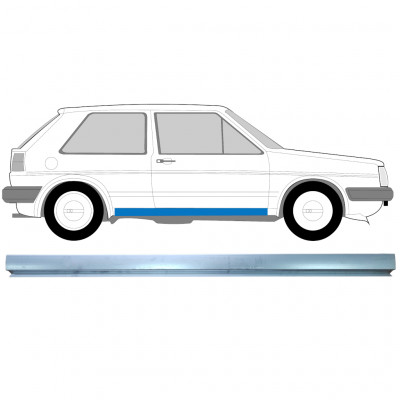 VW GOLF 2 1982-1992 REPERATURKA PROGU / PRAWA STRONA = LEWA STRONA