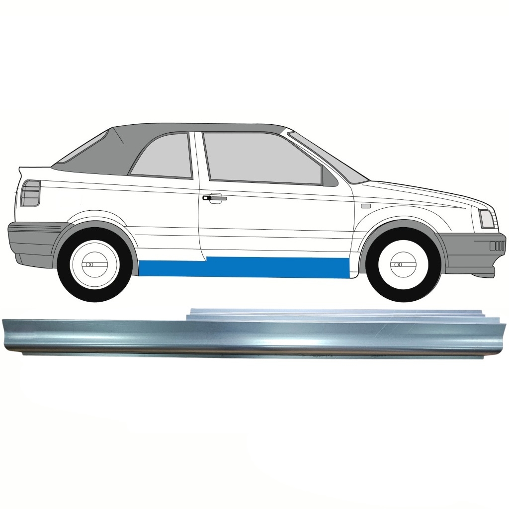 Reperaturka Progu Do Vw Golf 3 1993-1998 / Prawa / Cabrio 8751