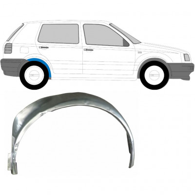 Reperaturka nadkola tylnego wewnętrzna do VW Golf 3 1991-1998 / Prawa 8898